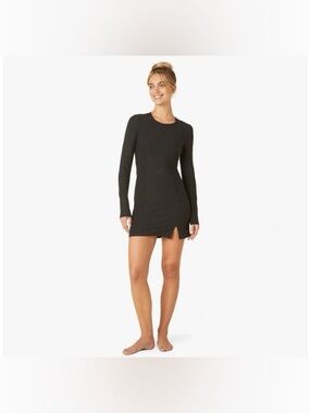 draped long sleeve mini dress Haleia Long Sleeve Draped Mini Dress – Skadala Turkey